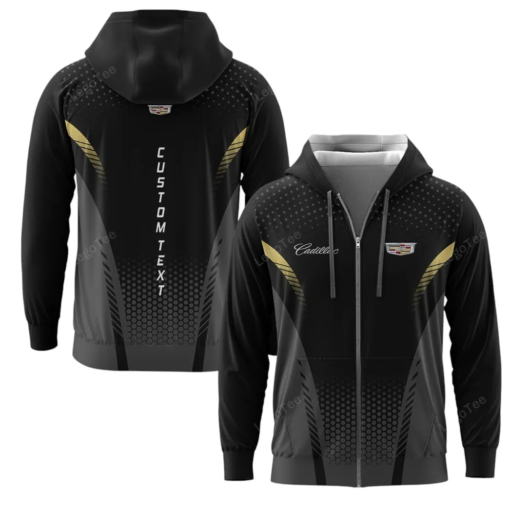 cadillac hoodie mit reiverschluss allover druck hoodie cadillac fan car10803122510