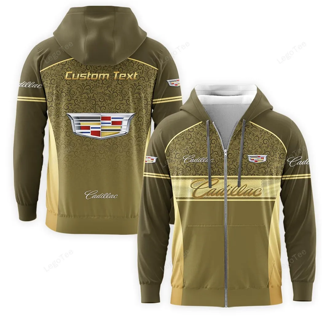 Cadillac Hoodie mit reißverschluss, Allover-Druck Hoodie Cadillac Fan CAR137021325912-6