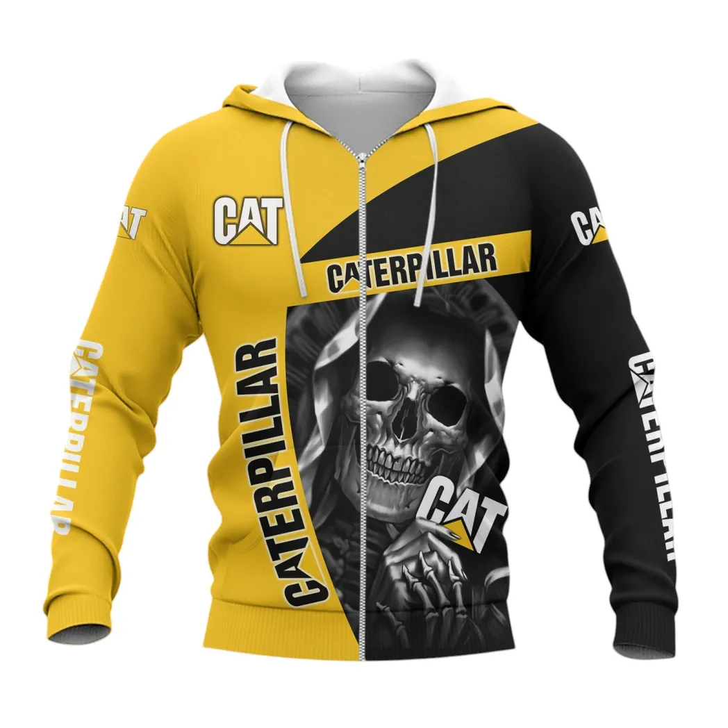 Caterpillar Inc Hoodie mit reißverschluss, Allover-Druck Hoodie Caterpillar Inc Fan CAR6702212527