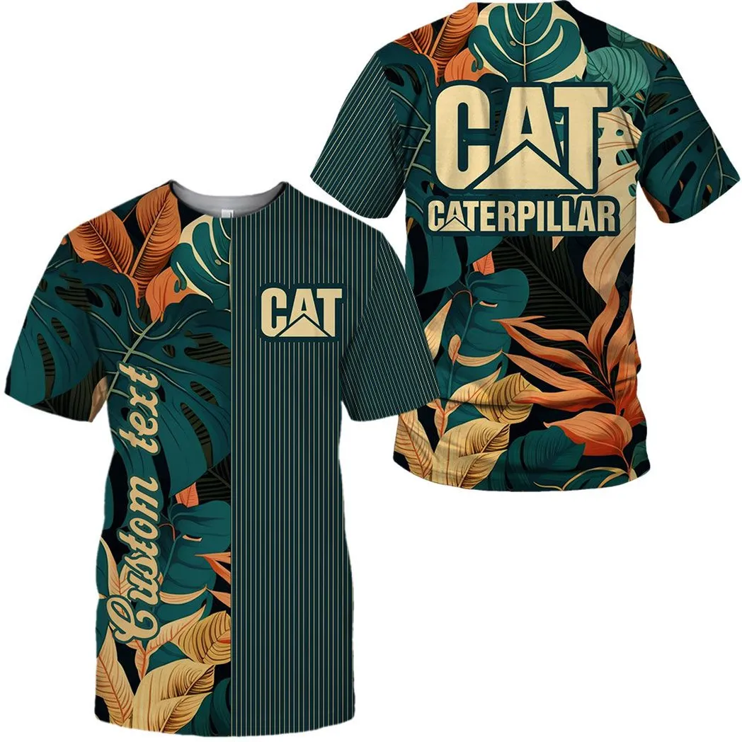 Caterpillar Inc Vintage T-Shirt, Personalisierter Allover-Druck CAR434041725241