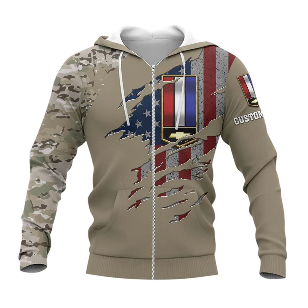 Chevrolet Camaro Hoodie mit reißverschluss, Allover-Druck Hoodie Chevrolet Camaro Fan CAR46021725012-3