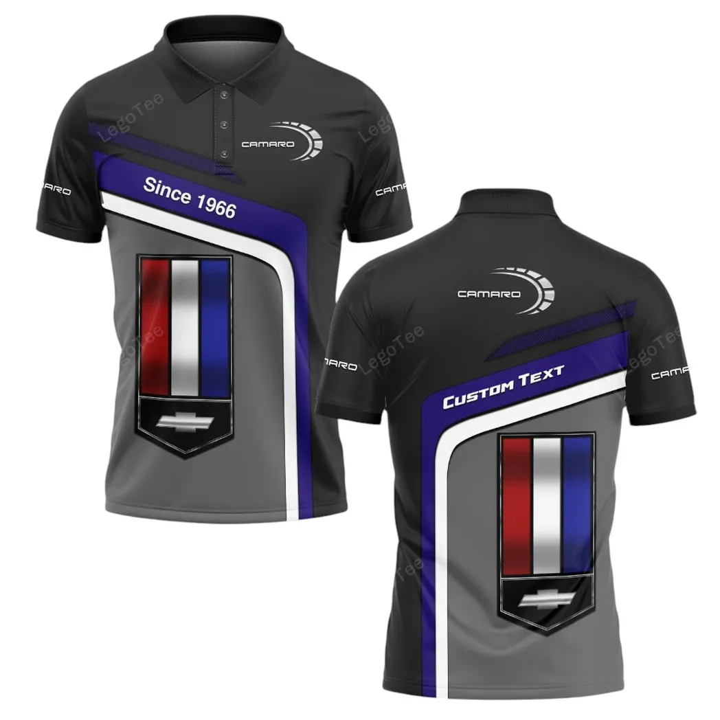 Chevrolet Camaro Poloshirt, Geschenk für Chevrolet Camaro Fan CAR11103032512