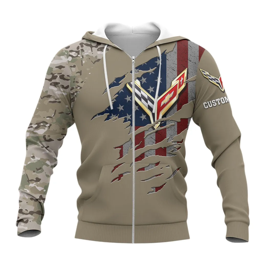 chevrolet corvette hoodie mit reiverschluss allover druck hoodie chevrolet corvette fan car46021725013 3 w65hr