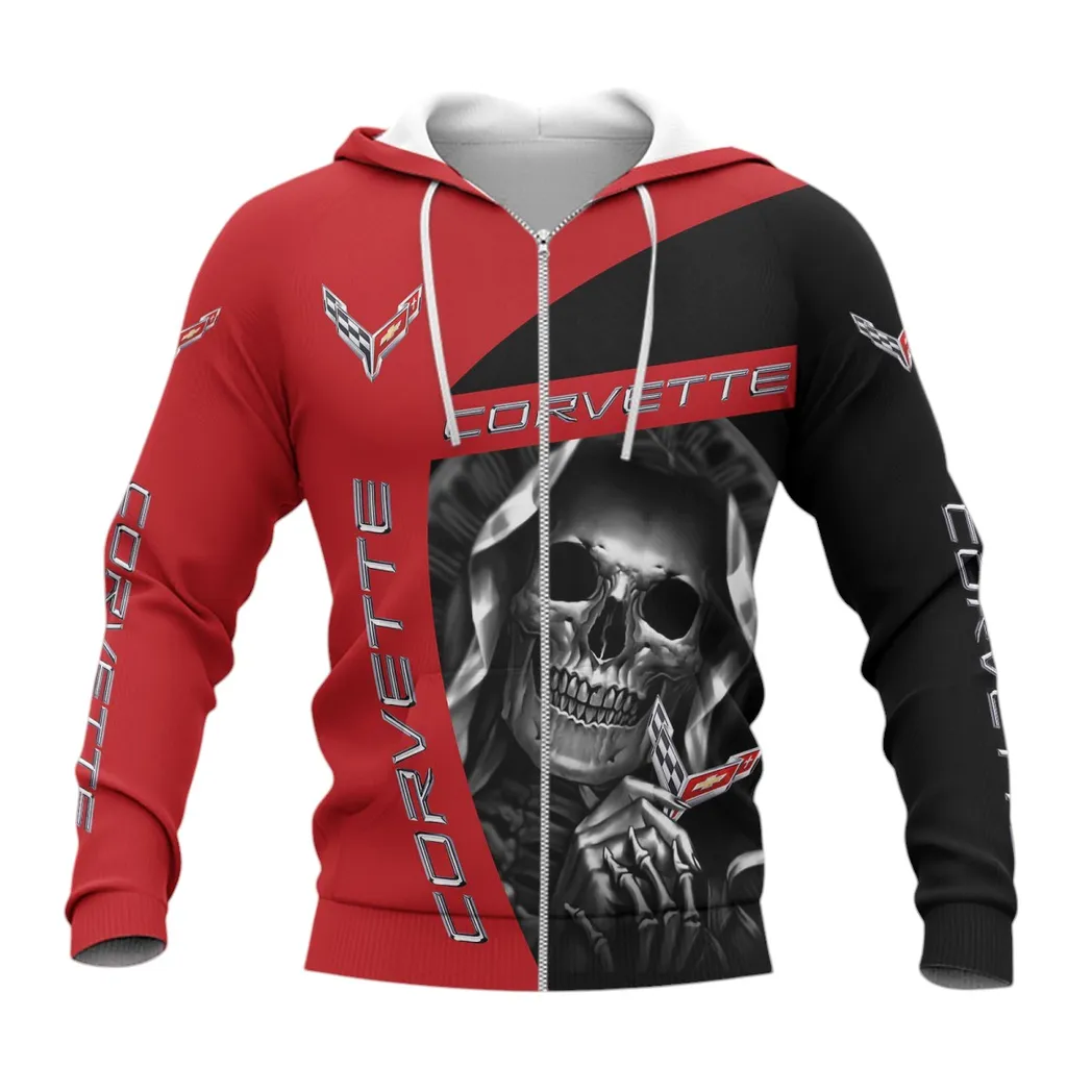 chevrolet corvette hoodie mit reiverschluss allover druck hoodie chevrolet corvette fan car6702212504