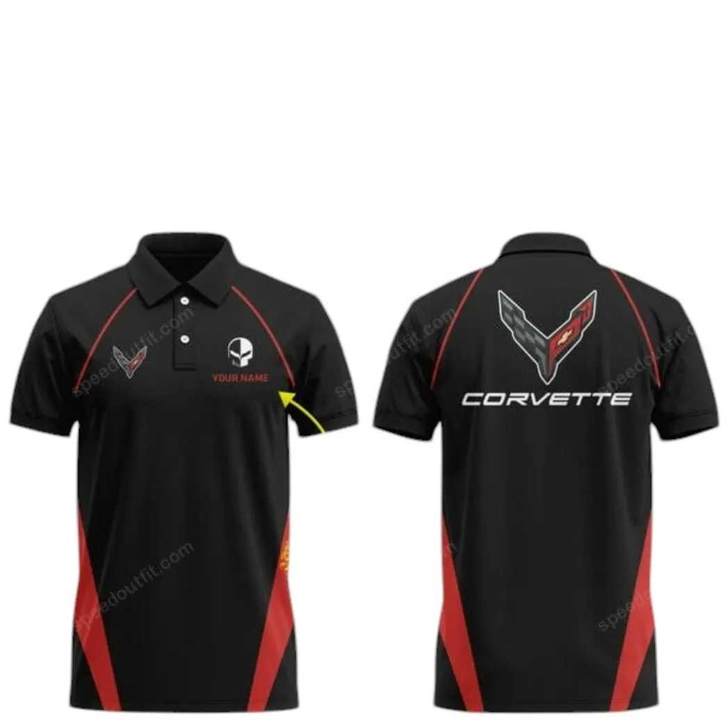 chevrolet corvette poloshirt geschenk fr chevrolet corvette fan car93031025005 of34d