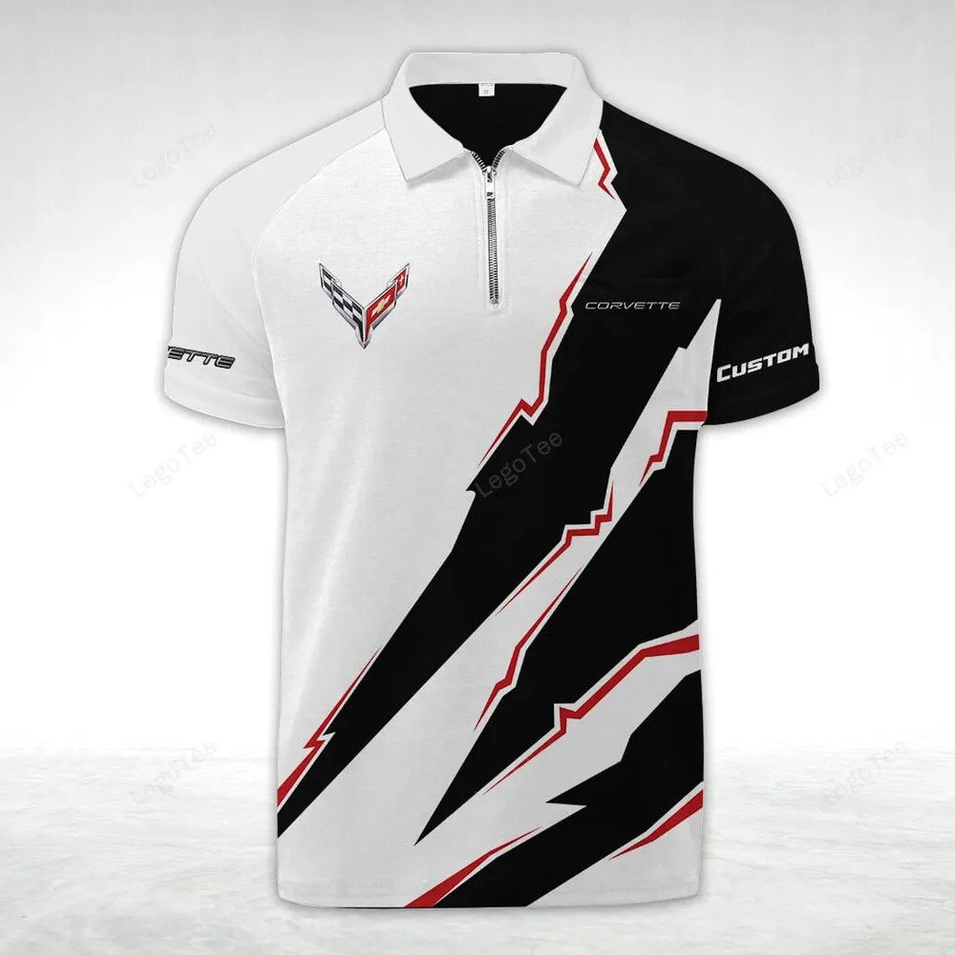 chevrolet corvette poloshirt mit reiverschluss geschenk fr chevrolet corvette fan car128021025065 w26pr