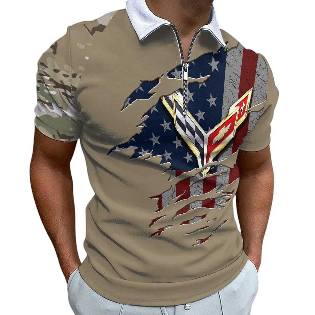 chevrolet corvette poloshirt mit reiverschluss geschenk fr chevrolet corvette fan car340213017 1 6ol1r