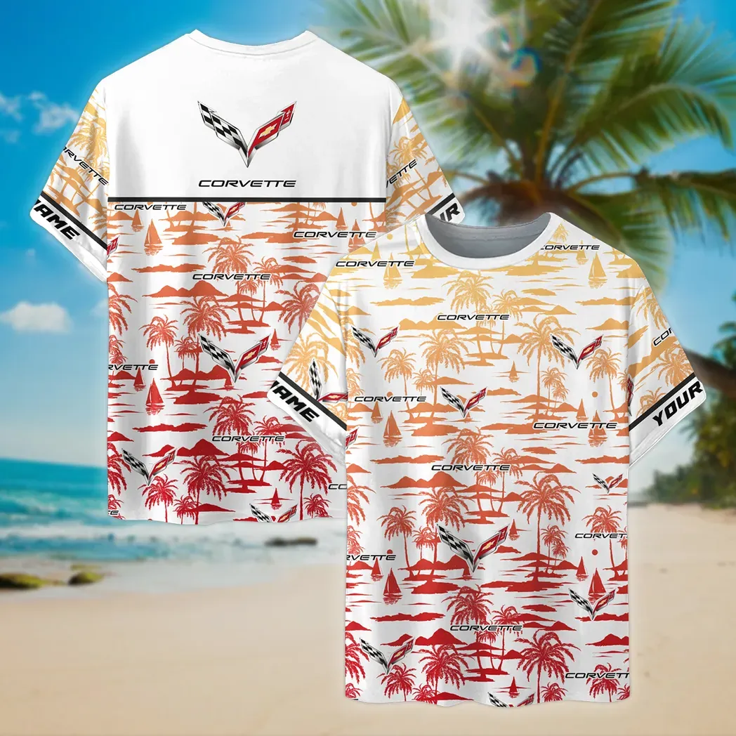Chevrolet Corvette T-Shirt für Männer, Personalisierter Hemd Geschenk für Chevrolet Corvette Fan CAR205031225675