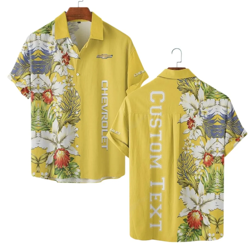 chevrolet hawaiihemd fr mnner hawaiian shirt fr chevrolet fan car1230304005 yellow