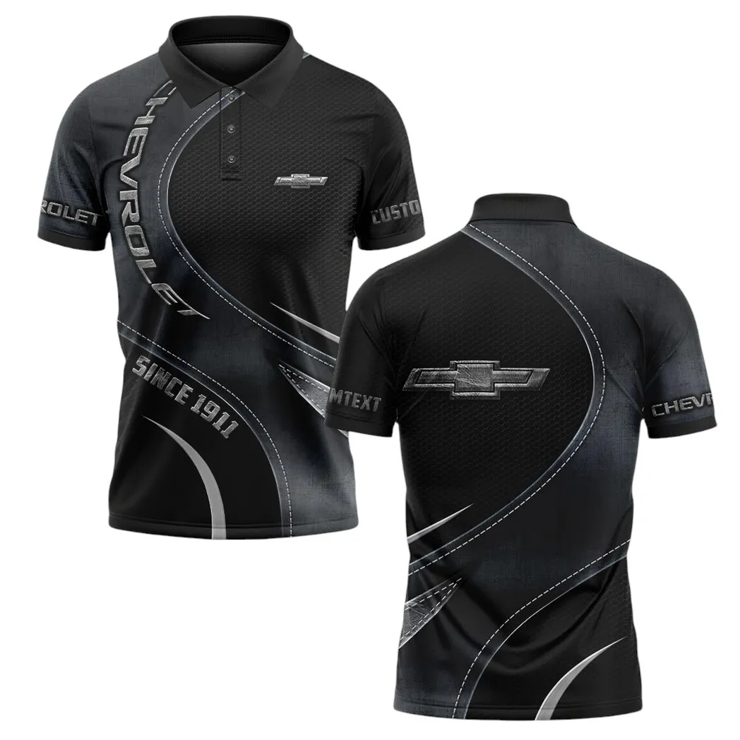 Chevrolet Poloshirt, Geschenk für Chevrolet Fan CAR17102252508