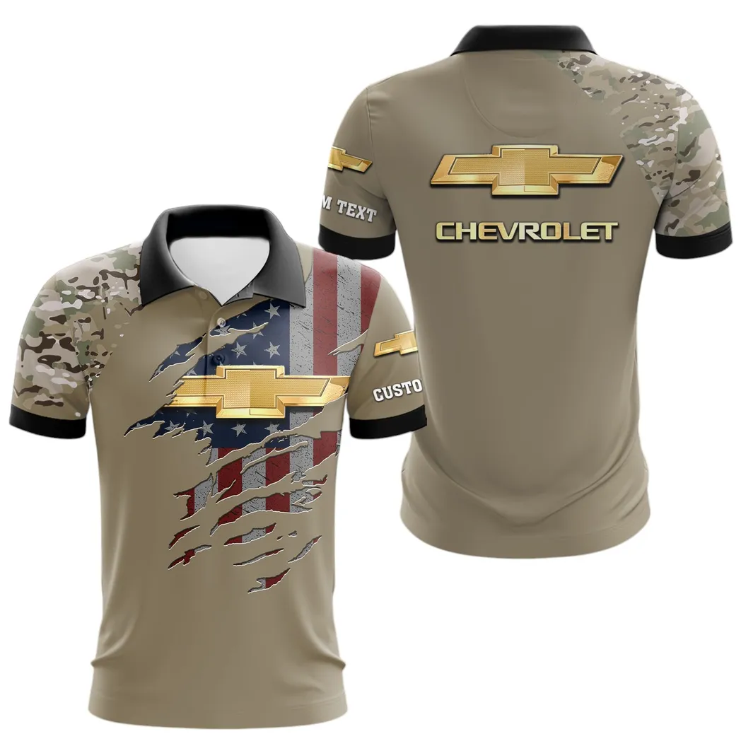 Chevrolet Poloshirt, Geschenk für Chevrolet Fan CAR46021725015-2