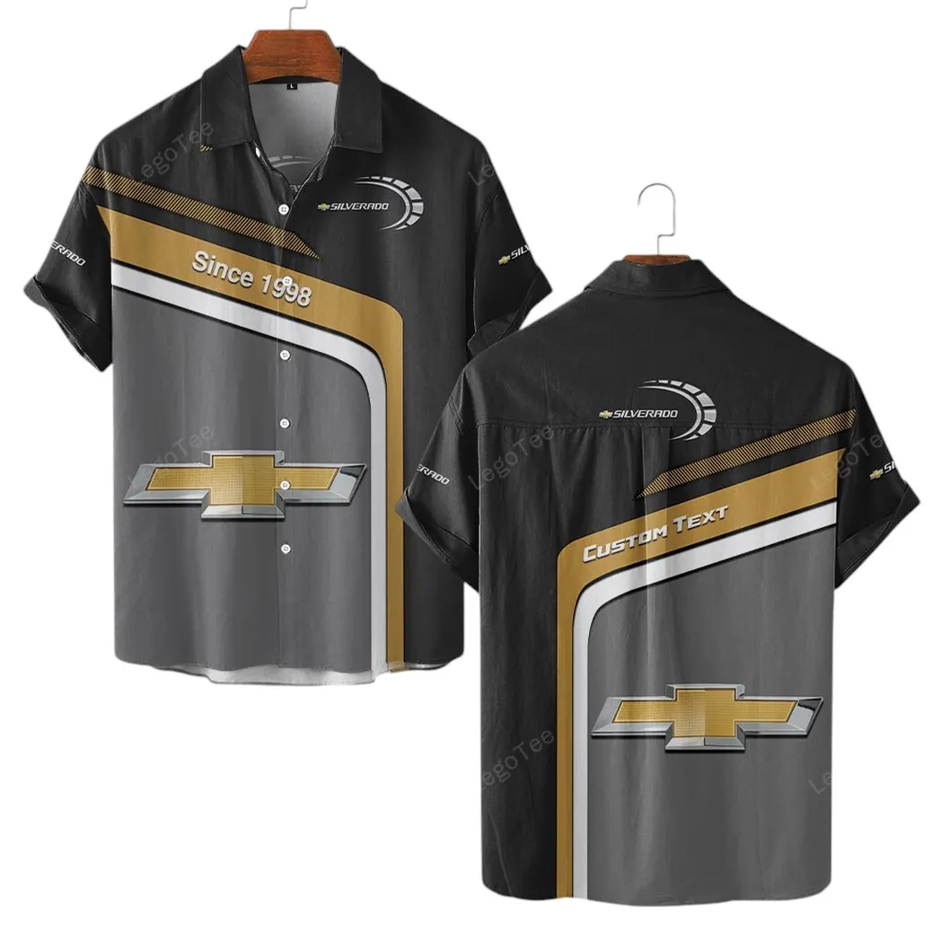 Chevrolet Silverado Hawaiihemd für Männer, Hawaiian Shirt für Chevrolet Silverado Fan CAR11103032514