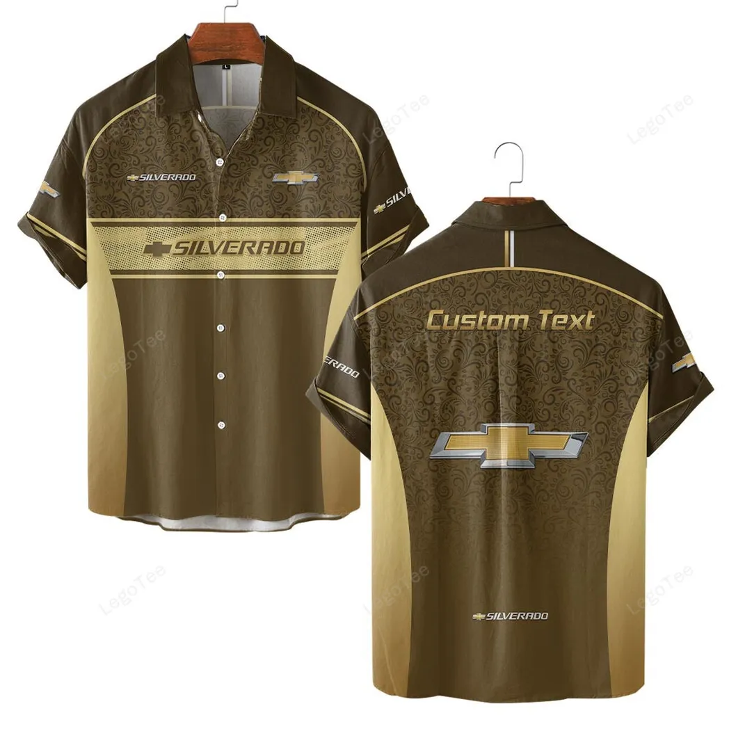Chevrolet Silverado Personalisierte Hawaiihemd für Männer, Hawaiian Shirt für Chevrolet Silverado Fan CAR137021325919-3