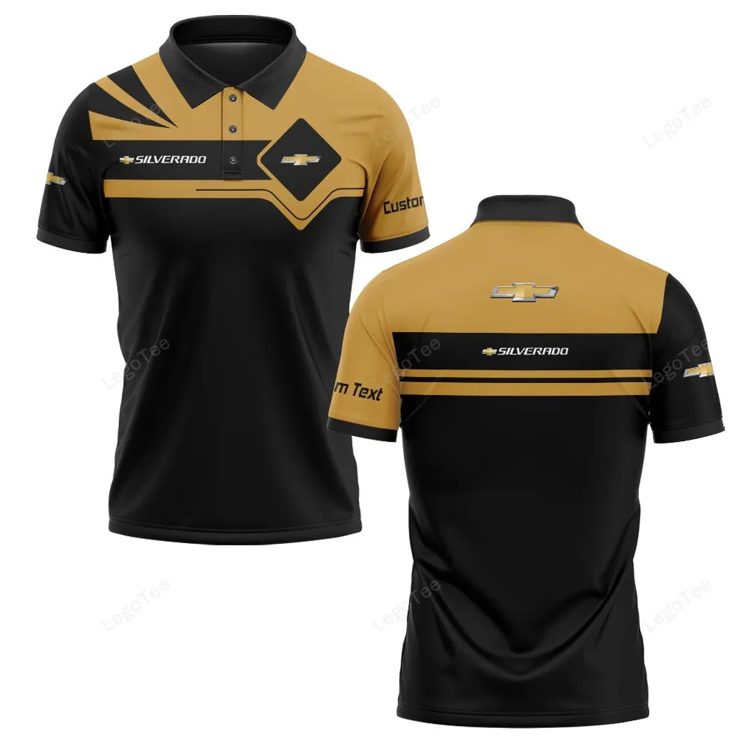Chevrolet Silverado Poloshirt, Geschenk für Chevrolet Silverado Fan CAR9803032514