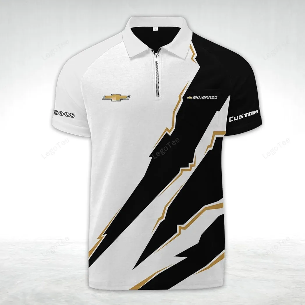 chevrolet silverado poloshirt mit reiverschluss geschenk fr chevrolet silverado fan car128021025059 rnj5g
