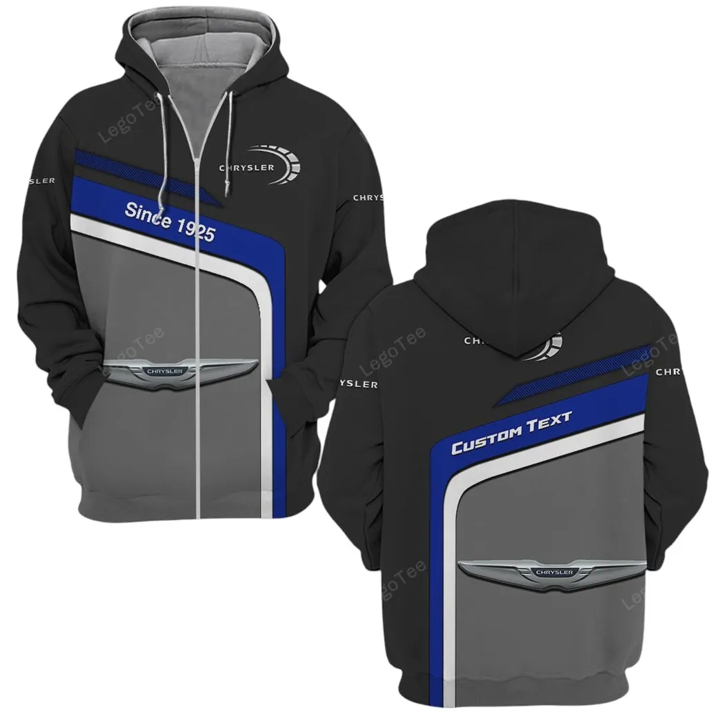 chrysler hoodie mit reiverschluss allover druck hoodie chrysler fan car11103032515 ju6cq
