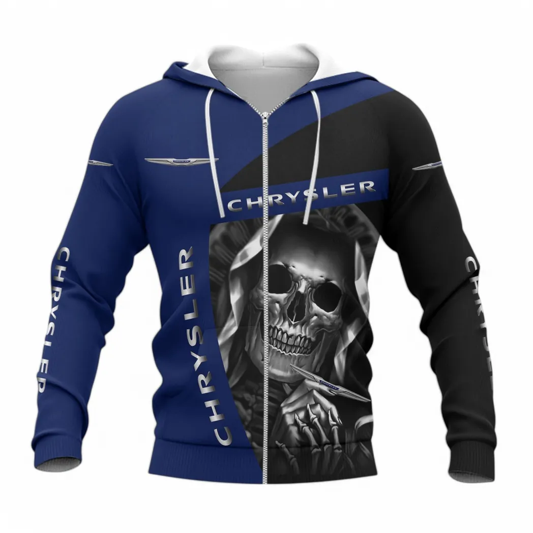 chrysler hoodie mit reiverschluss allover druck hoodie chrysler fan car6702212552