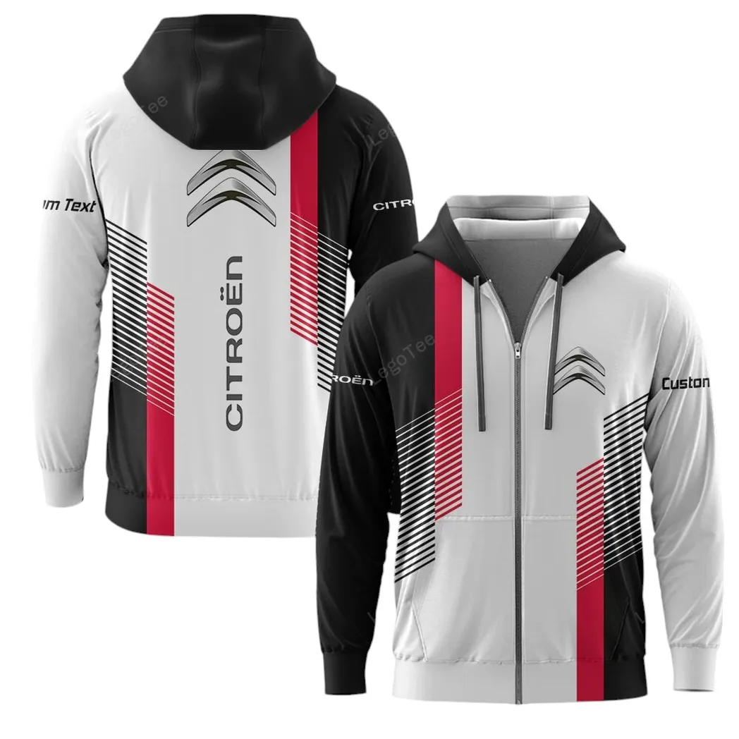 Citroen Hoodie mit reißverschluss, Allover-Druck Hoodie Citroen Fan CAR10703122517