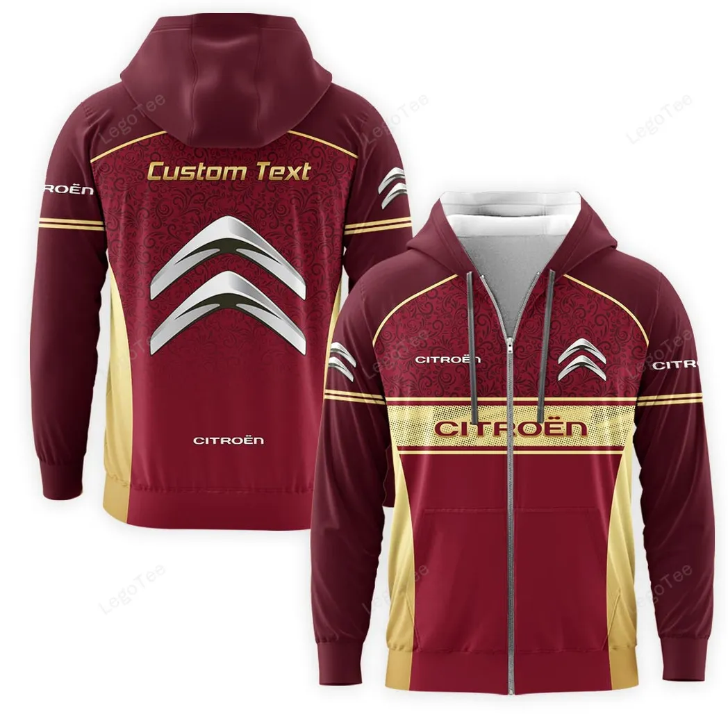 Citroen Hoodie mit reißverschluss, Allover-Druck Hoodie Citroen Fan CAR137021325940-6