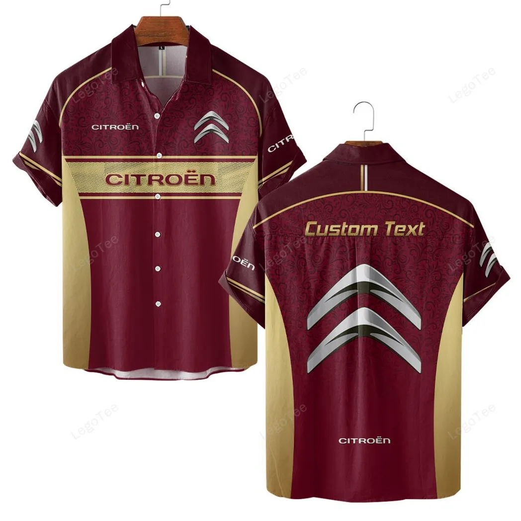Citroen Personalisierte Hawaiihemd für Männer, Hawaiian Shirt für Citroen Fan CAR137021325940-3
