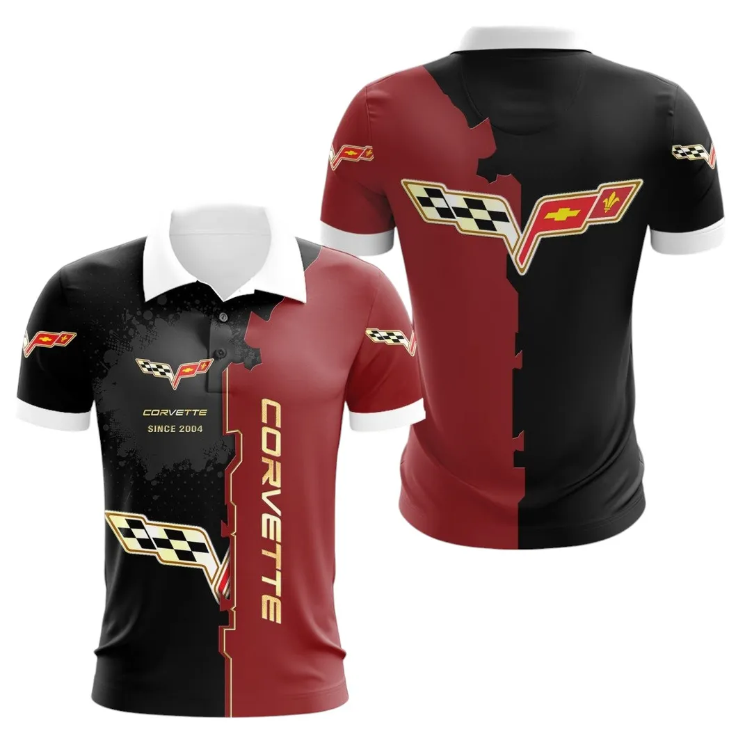 Corvette C6 Poloshirt, Geschenk für Corvette C6 Fan CAR44021725018-1