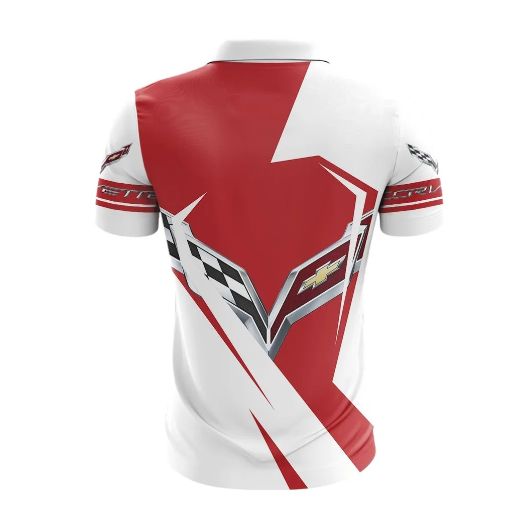 corvette c7 poloshirt mit reiverschluss geschenk fr corvette c7 fan car3202122544