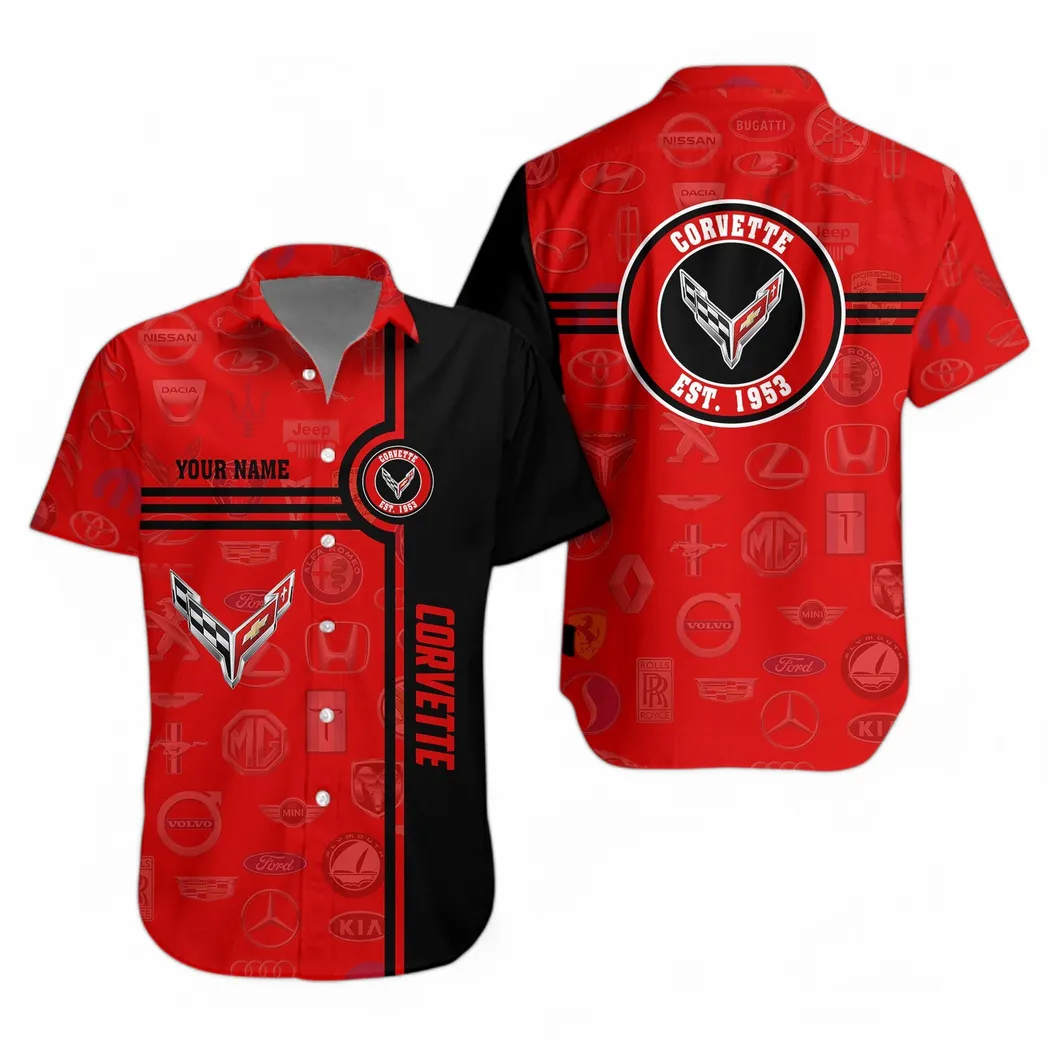 corvette hawaiihemd fr mnner all logo geschenk fr corvette fan car174022525057 qvvnb