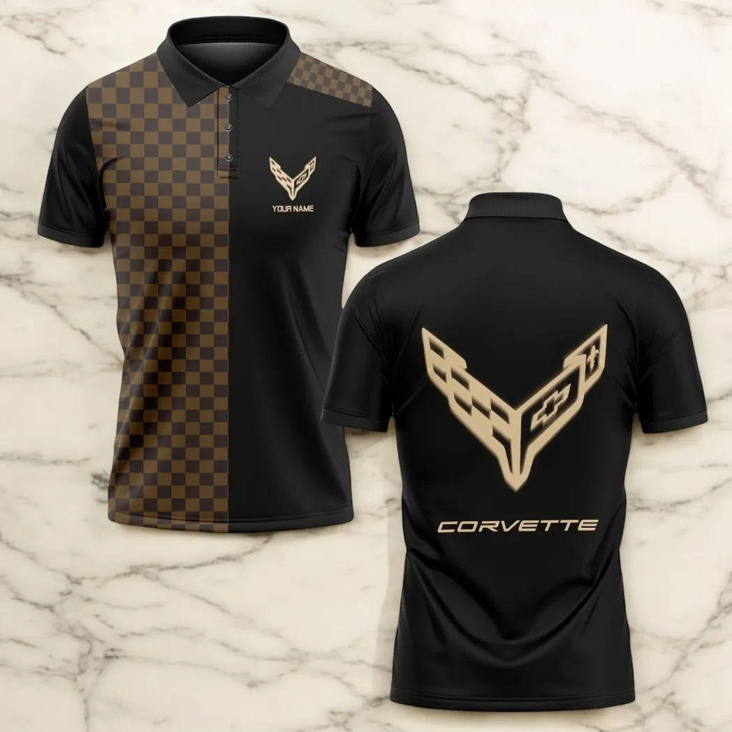 corvette polo shirt lv style gift for corvette lovers car176022525888 uf9jc