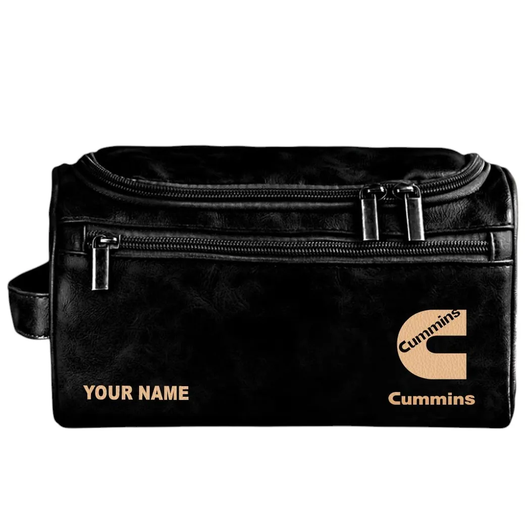 cummins ledertasche personalisierte kulturtasche schwarz car44305072523 3b8p5