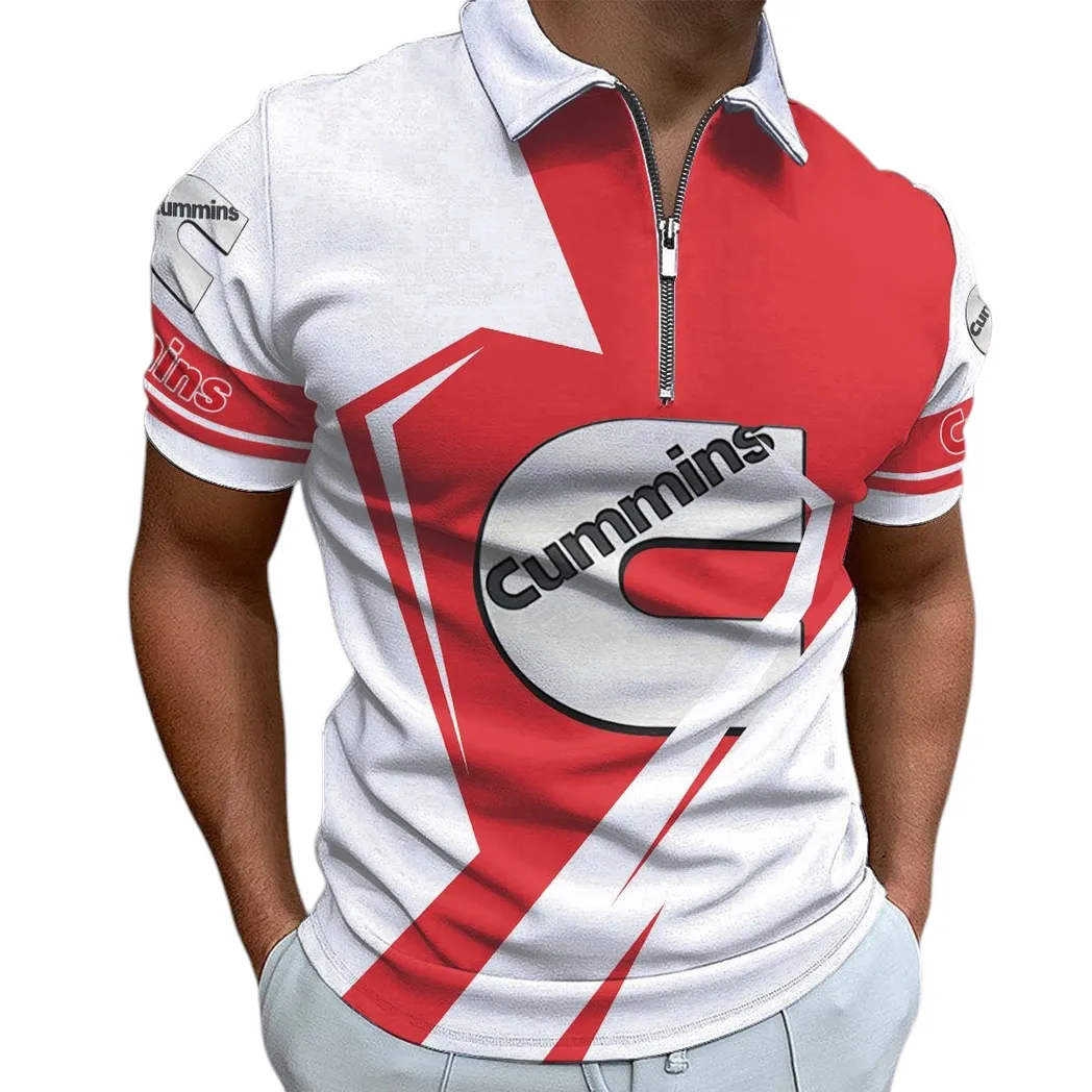 cummins poloshirt mit reiverschluss geschenk fr cummins fan car3202122583 62439