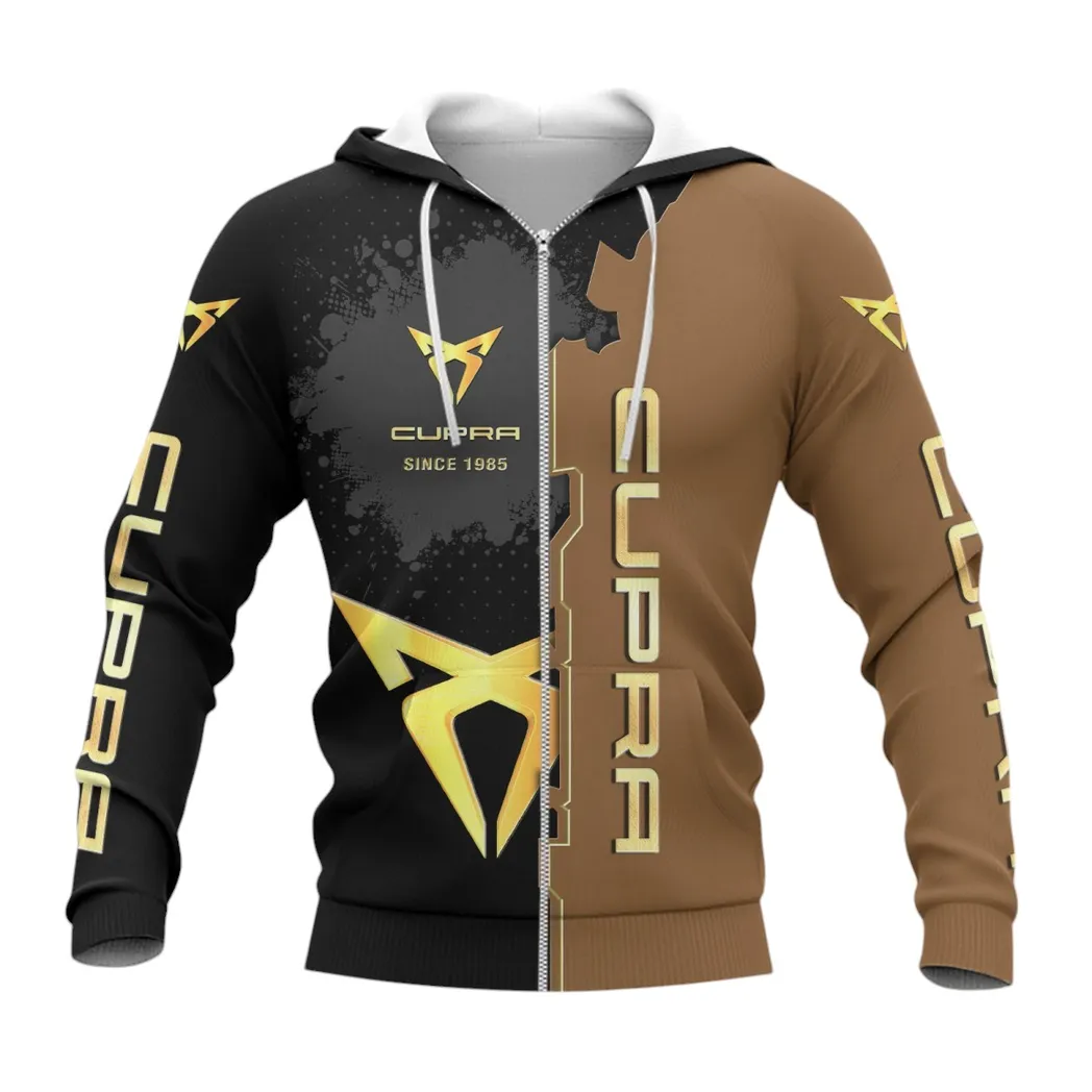 Cupra Hoodie mit reißverschluss, Allover-Druck Hoodie Cupra Fan CAR44021725019-3