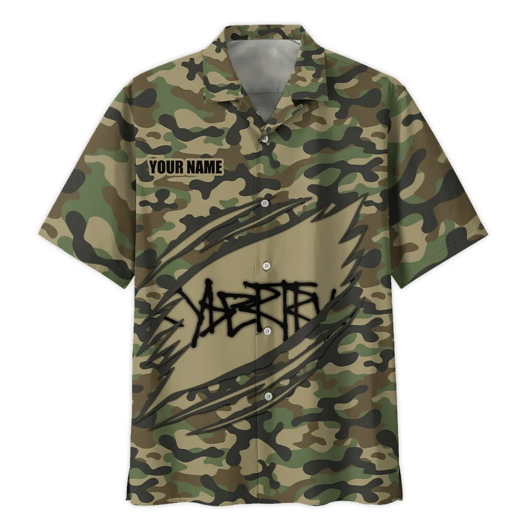 cybertruck hawaiihemd im camouflage stil oversized car210040825743