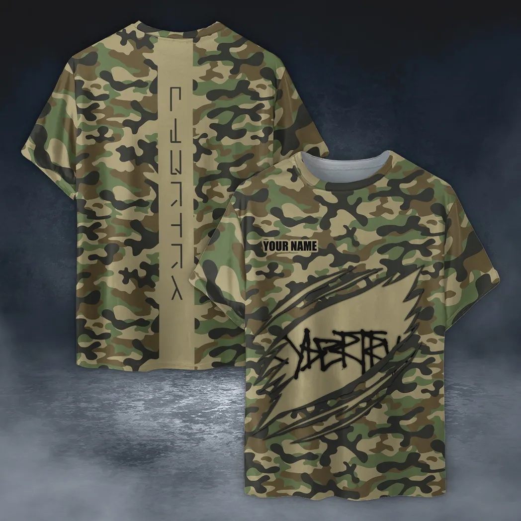 Cybertruck T-Shirt im Camouflage-Stil, Oversized Hemd CAR210040825743