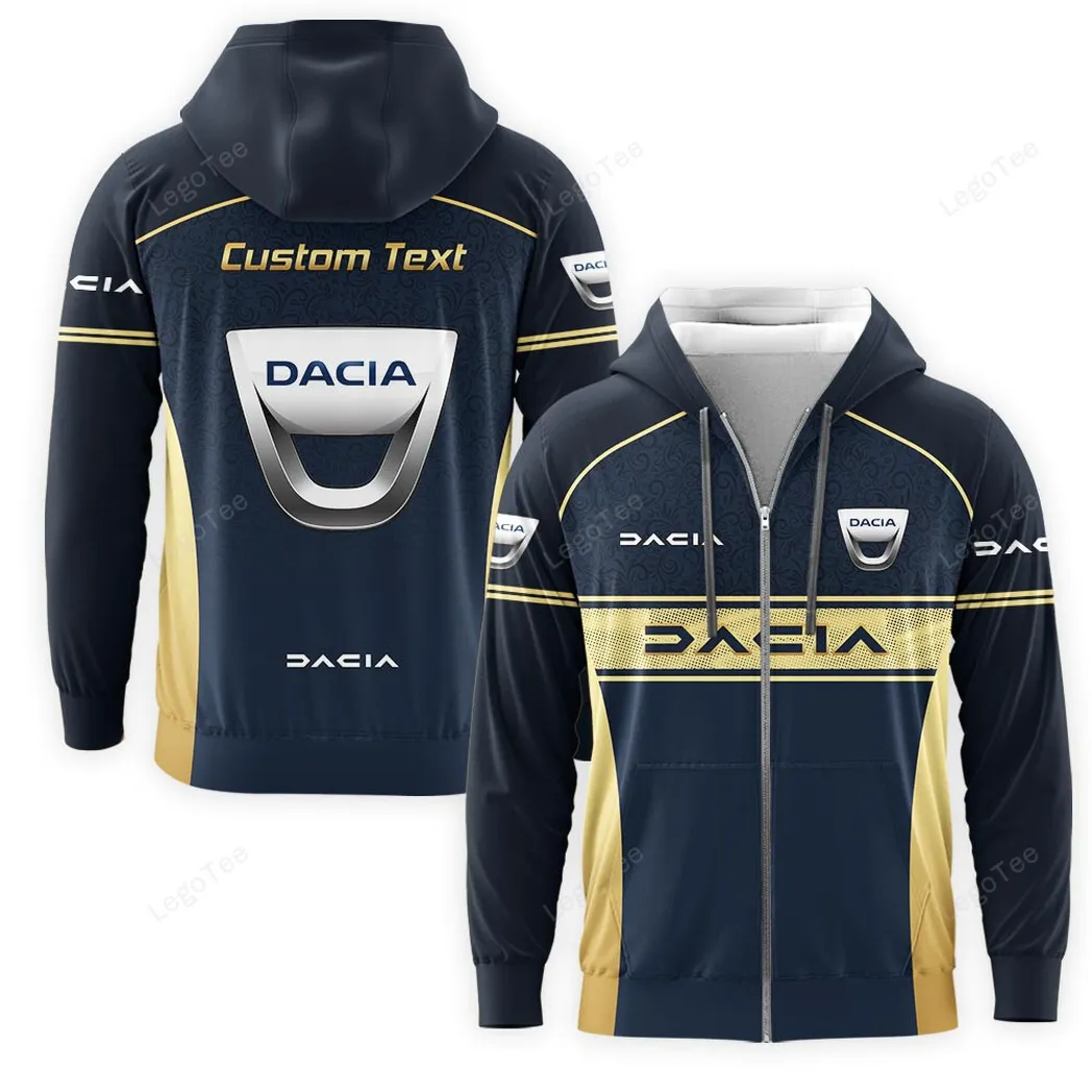 Dacia Hoodie mit reißverschluss, Allover-Druck Hoodie Dacia Fan CAR137021325922-6