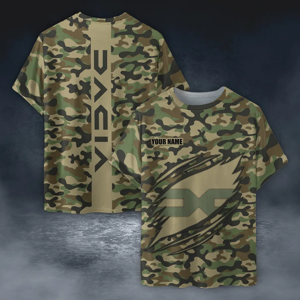 Dacia T-Shirt im Camouflage-Stil, Oversized Hemd CAR210040825697