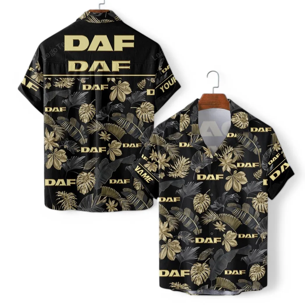 DAF Personalisierte Hawaiihemd für Männer, Hawaiian Shirt für DAF Fan CAR139021125127-2