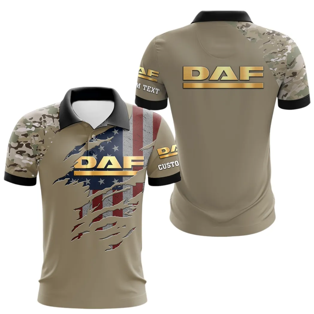 DAF Trucks Poloshirt, Geschenk für DAF Trucks Fan CAR46021725022-2