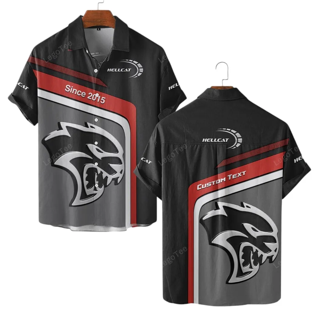 dodge challenger hellcat hawaiihemd fr mnner hawaiian shirt fr dodge challenger hellcat fan car11103032529 6thkb