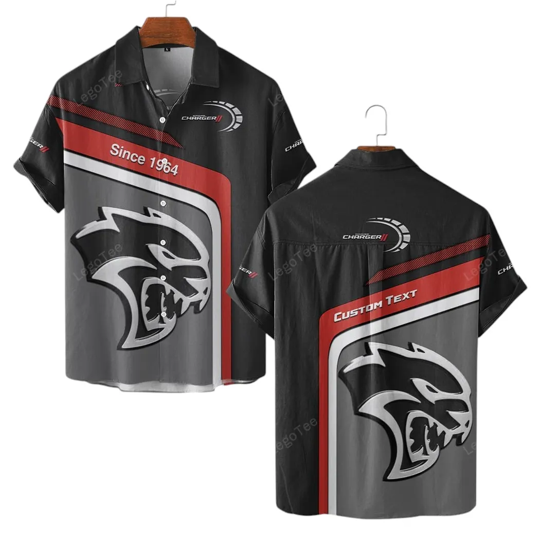 Dodge Charger Hawaiihemd für Männer, Hawaiian Shirt für Dodge Charger Fan CAR11103032521