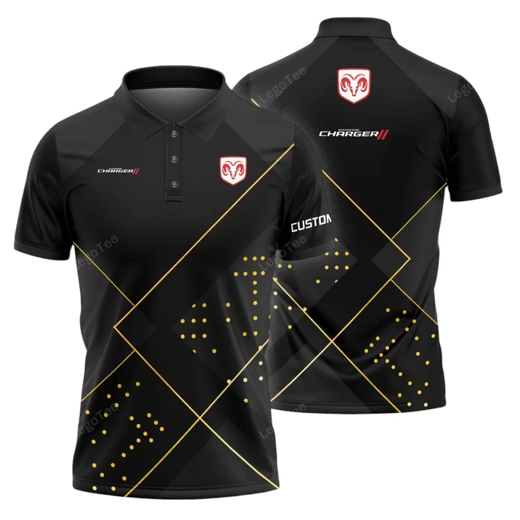 Dodge Charger Poloshirt, Geschenk für Dodge Charger Lovers, Gift Fot Him, Husband, Boyfriend CAR11403032521