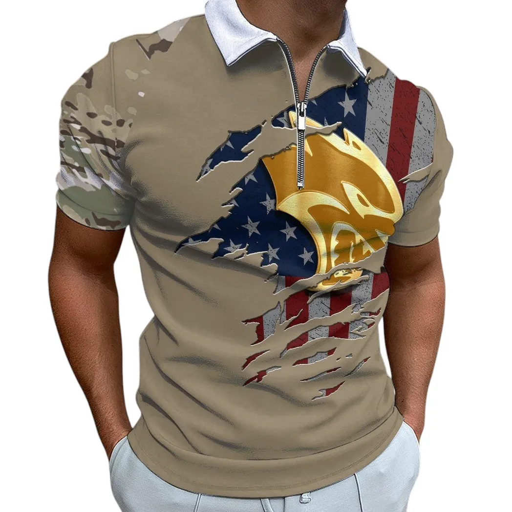 Dodge Charger Poloshirt mit Reißverschluss, Geschenk für Dodge Charger Fan CAR340213026-1