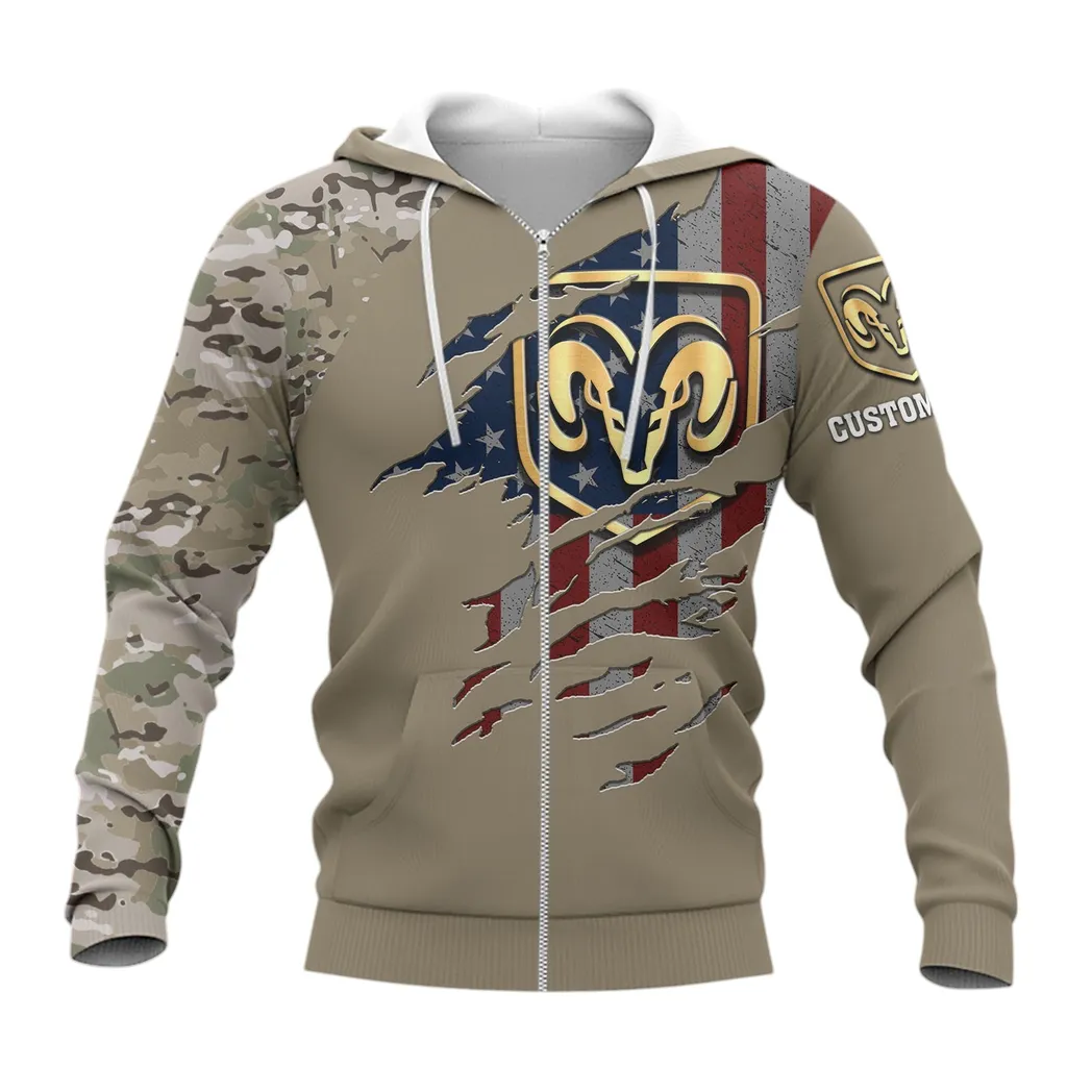 dodge hoodie mit reiverschluss allover druck hoodie dodge fan car46021725024 3 isvzd