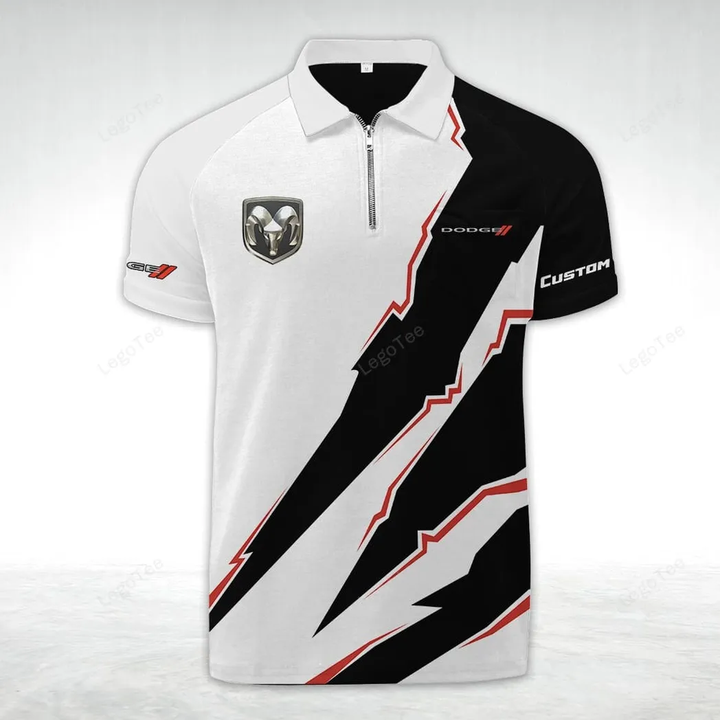 dodge poloshirt mit reiverschluss geschenk fr dodge fan car128021025016 hek6u