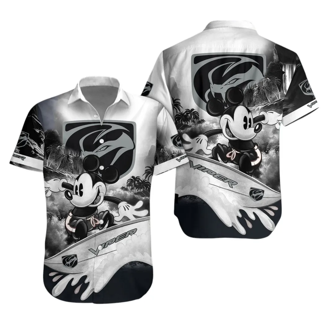 dodge viper hawaiihemd fr mnner hawaiian shirt fr dodge viper fan car53030625029