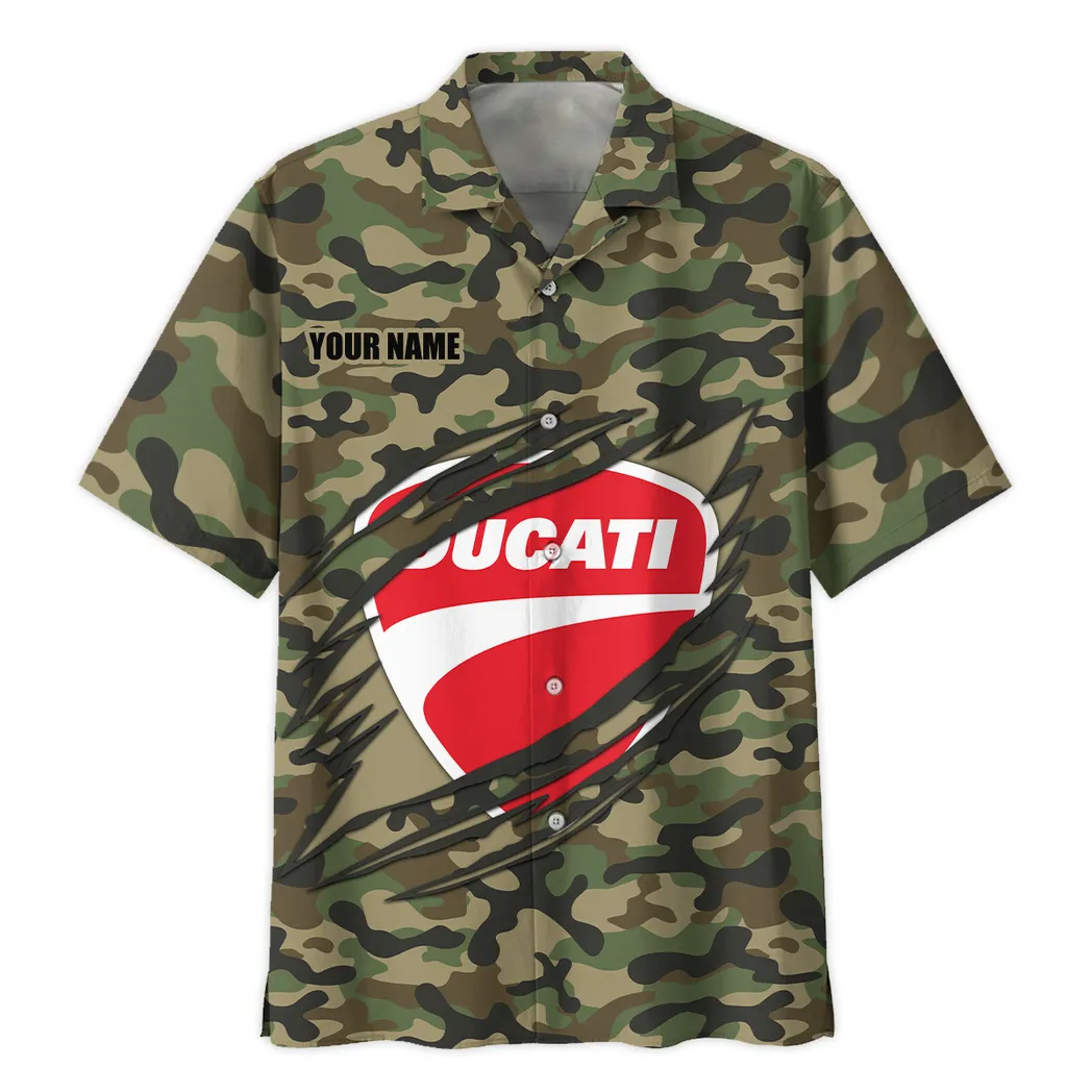 ducati hawaiihemd im camouflage stil oversized car210040825700 vanlm