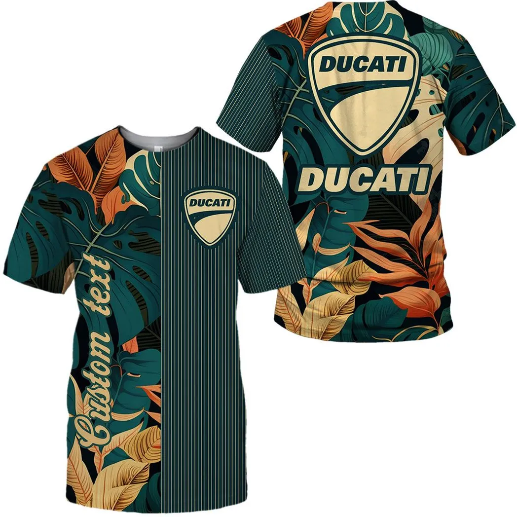 Ducati Vintage T-Shirt, Personalisierter Allover-Druck CAR434041725252