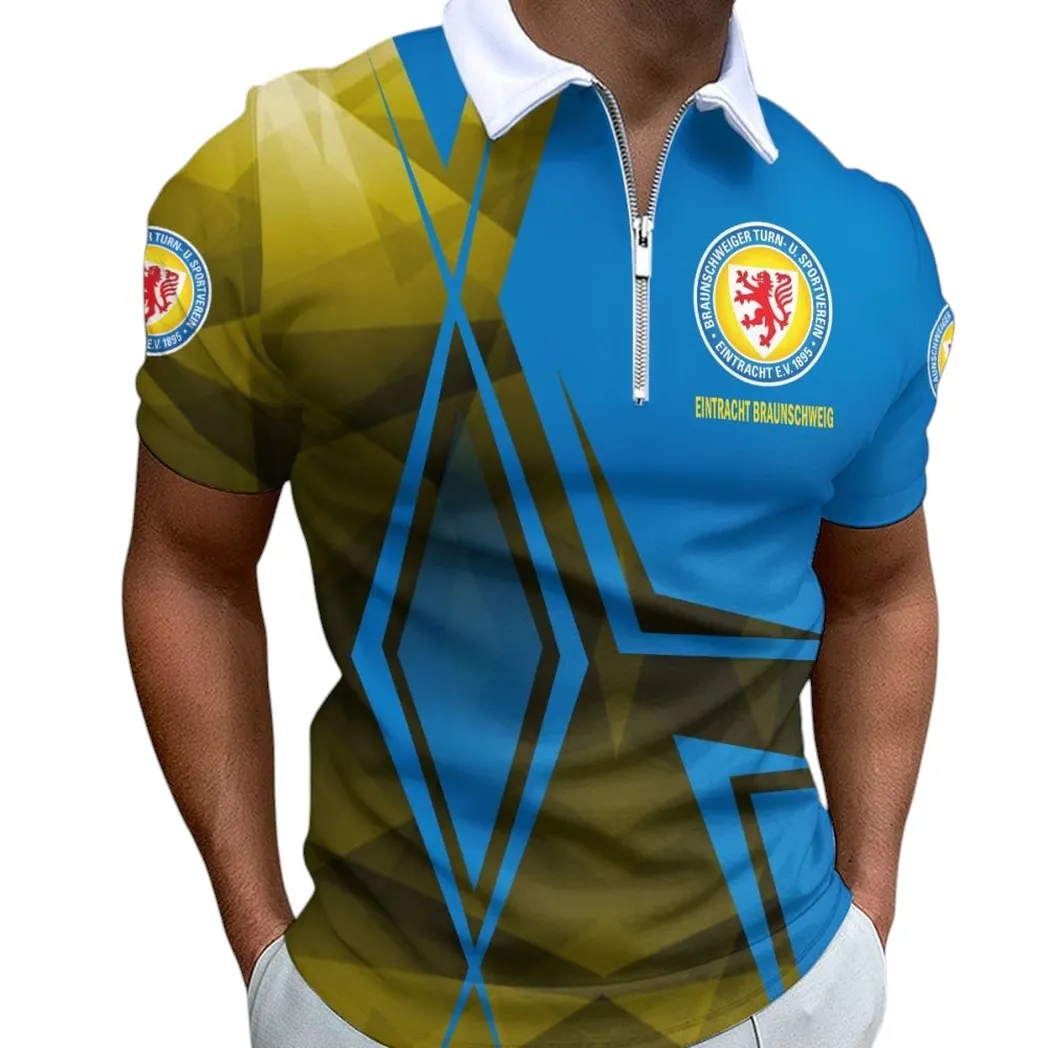 eintracht braunschweig poloshirt mit reiverschluss fr mnner geschenk fr eintracht braunschweig bde59052825829 bd1wl
