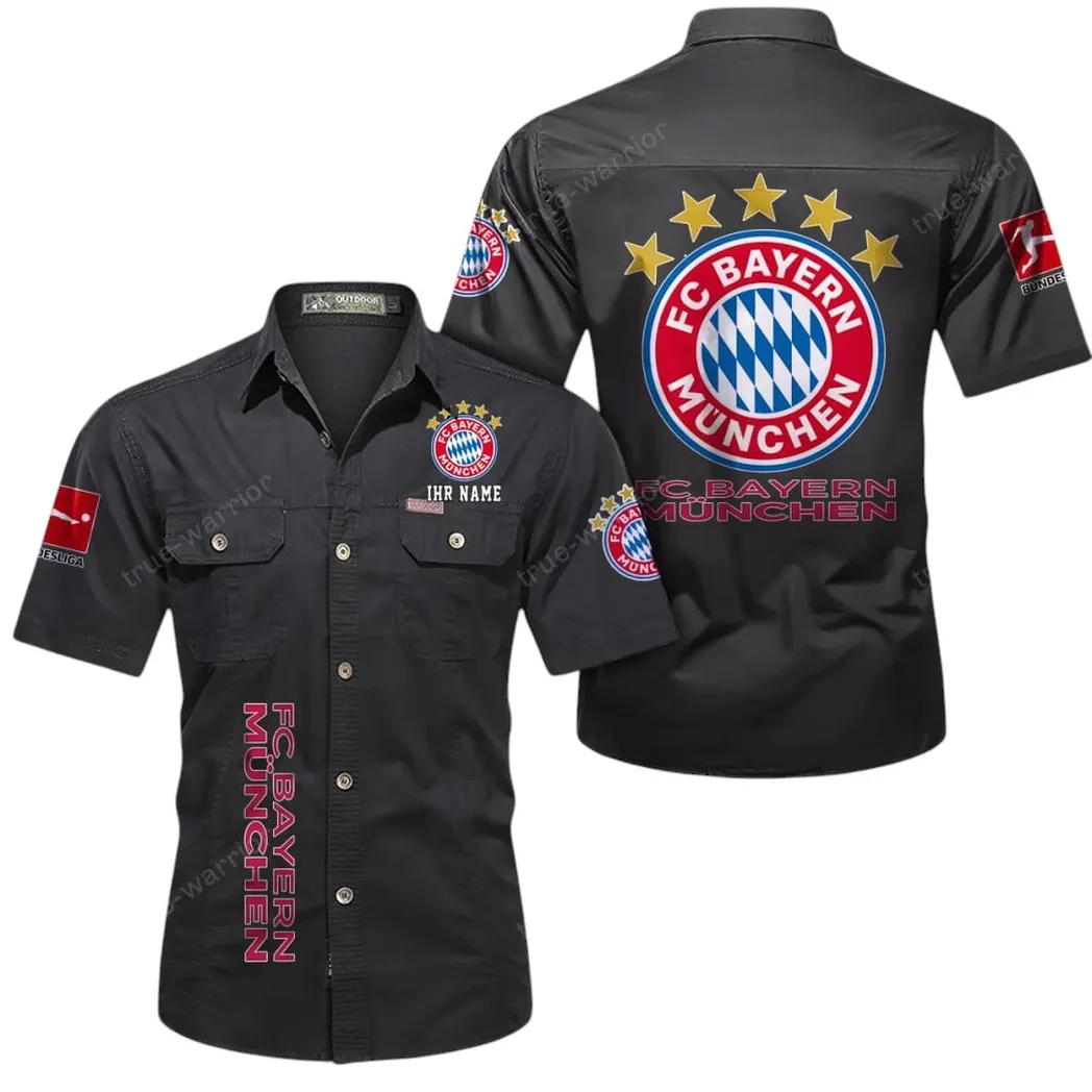 fc bayern munchen hemd mit kurzen rmeln all over print kurzarmhemd bde11052625276 schwarz wihr4