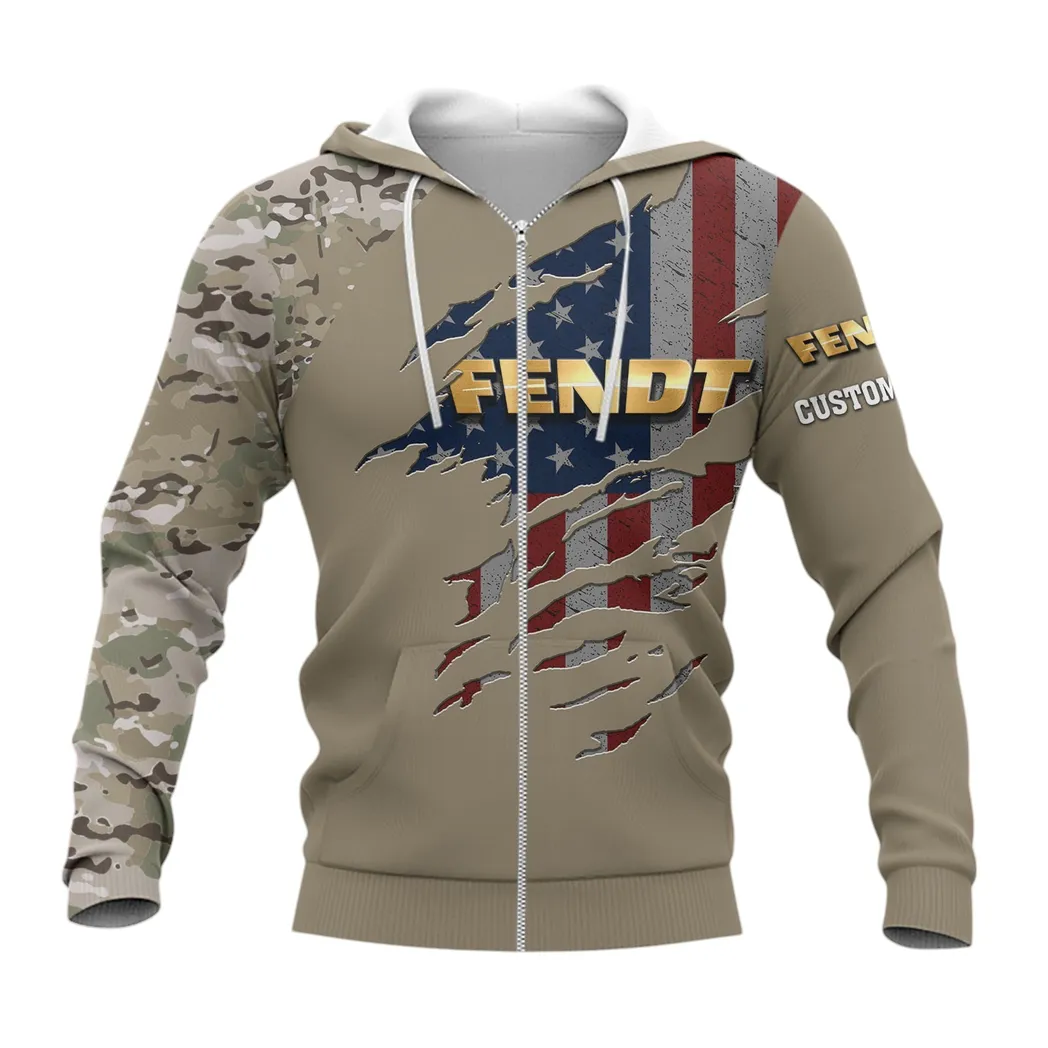 Fendt Hoodie mit reißverschluss, Allover-Druck Hoodie Fendt Fan CAR46021725026-3