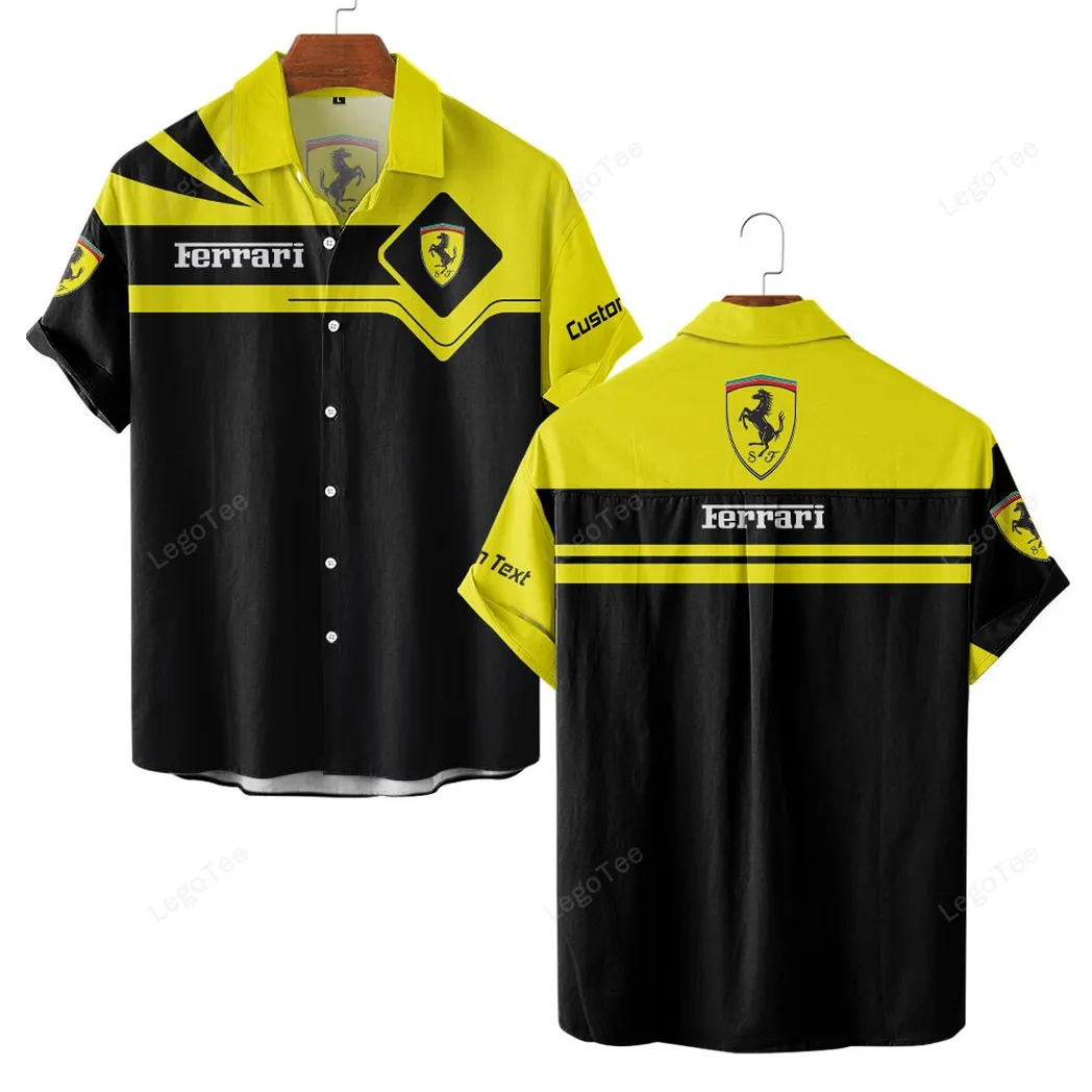 Ferrari Hawaiihemd für Männer, Geschenk für Ferrari Fan CAR9803032522
